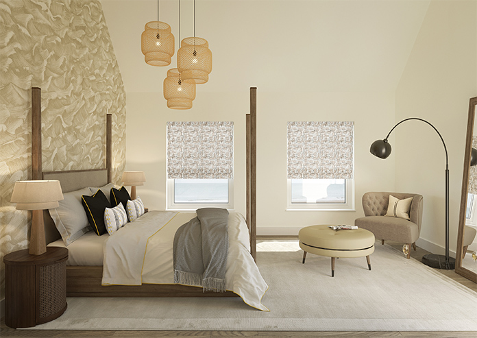 Meander, Beige - Roman Blind - Image 8